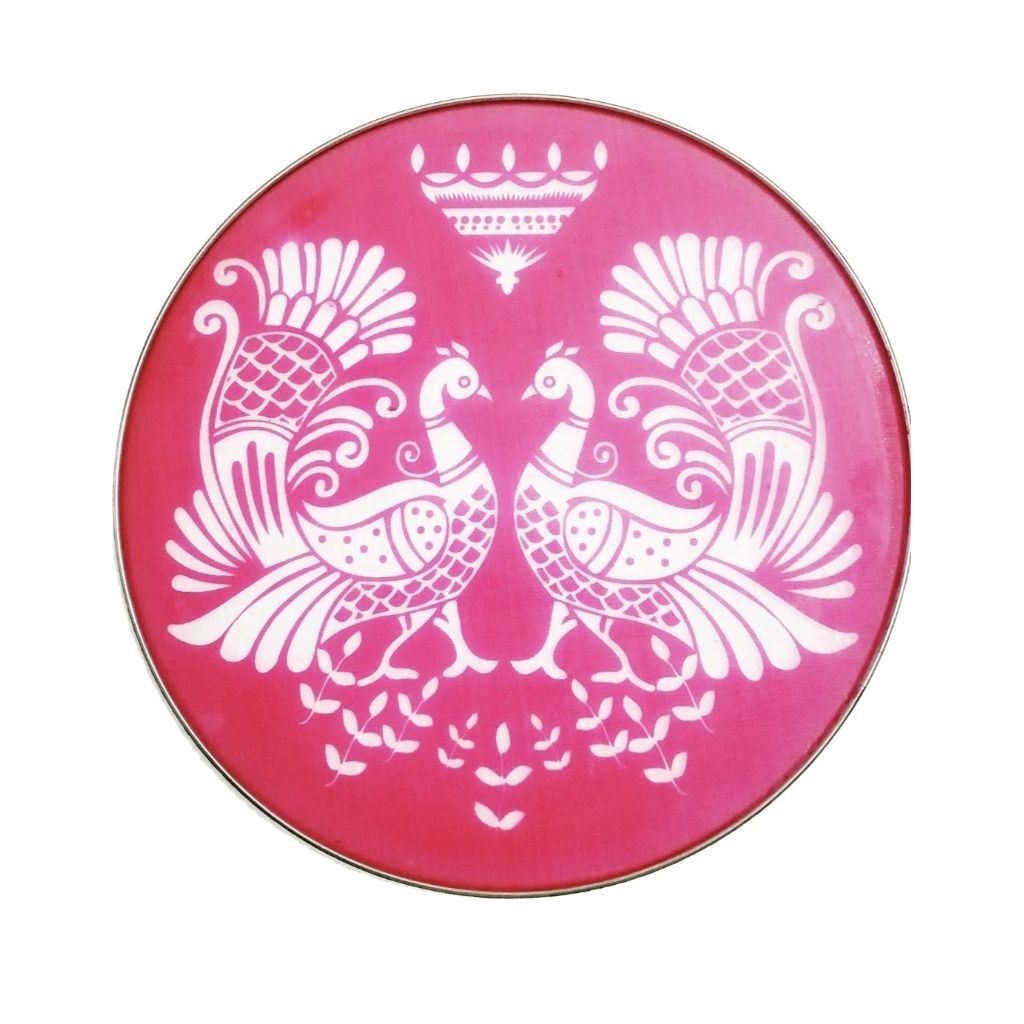 Big Rangoli ลายฉลุสีดีไซน์ 18 นิ้ว Rangoli Kolam Rangoli ลายฉลุ Acuan Kolam Deepavali ตกแต่ง