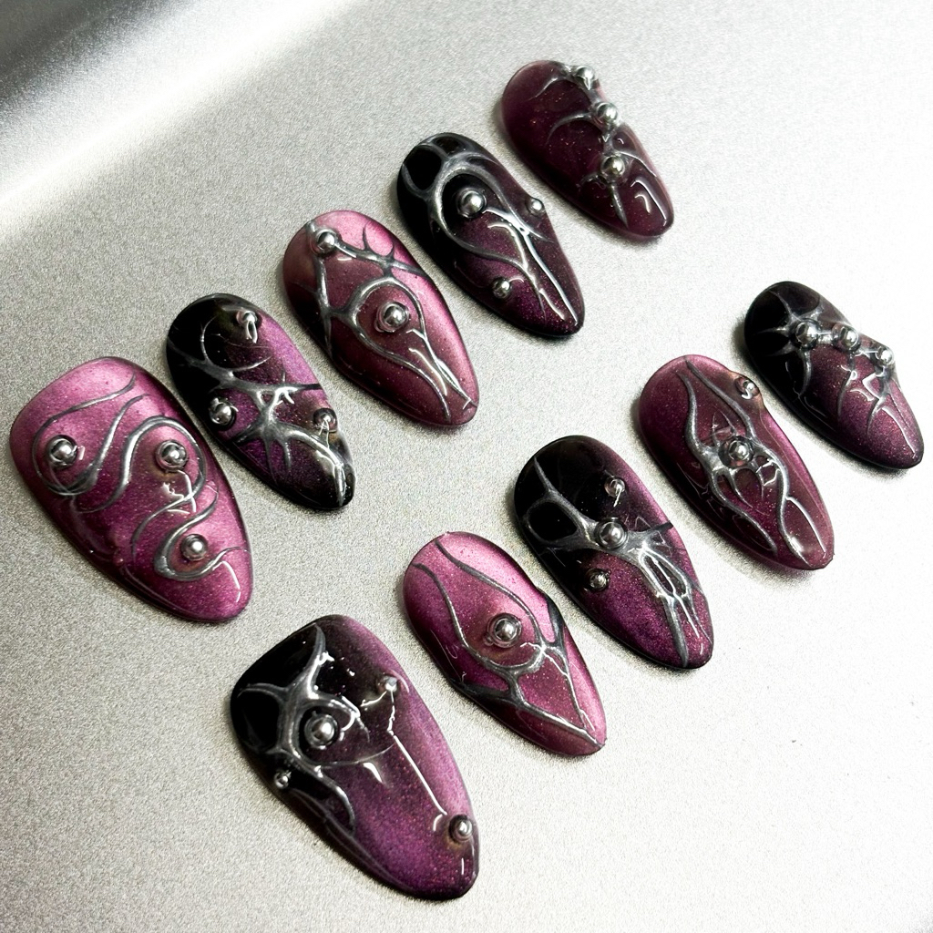 Rebelle Handmade Press-On Nails (Domican Collection)