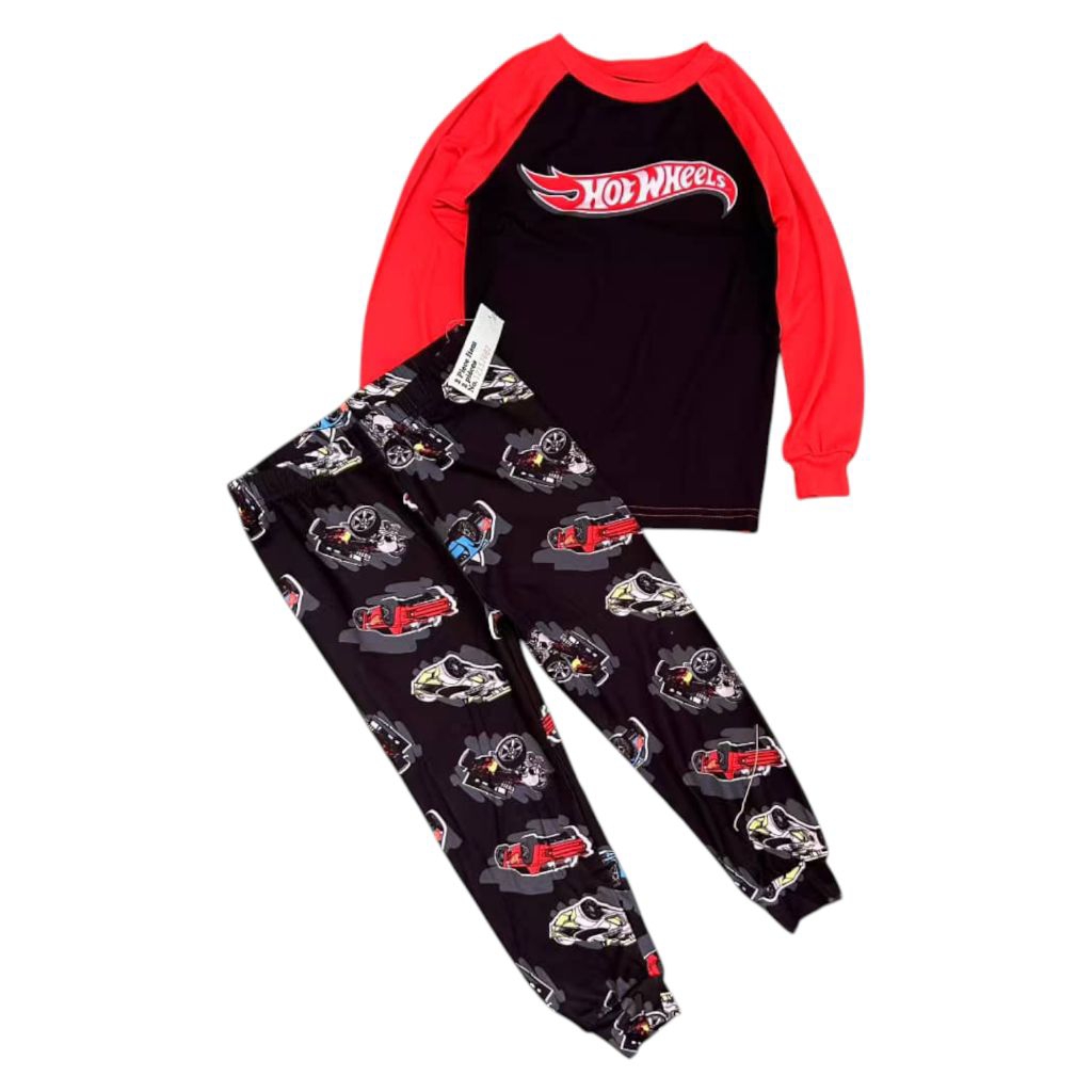 Hot wheels Kids Boy Pyjamas/ ชุดนอนเด็กผู้ชาย/ Pijamas