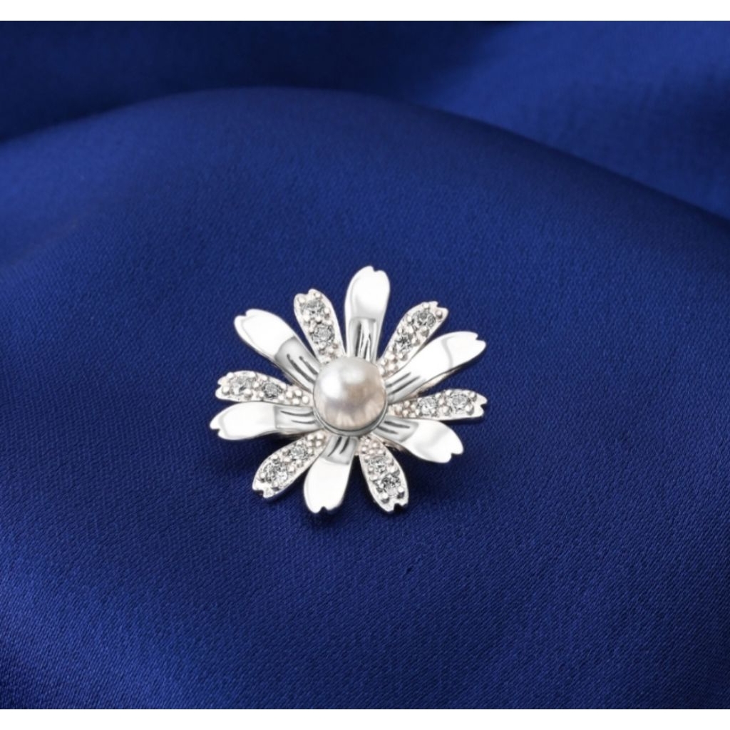 เข็มกลัดชุบ Zhulian Rhodium (BH51162)