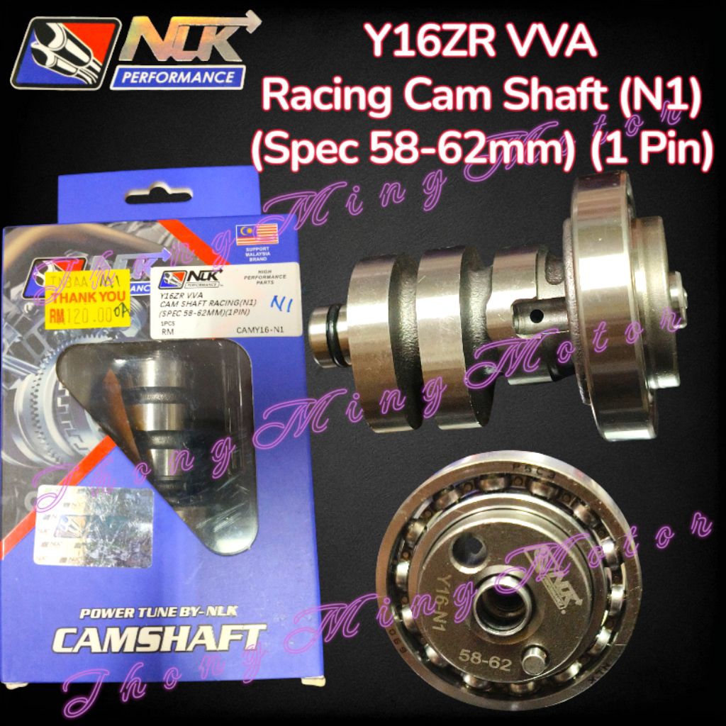 NLK Performance Racing Cam Shaft N1/N2/N3 (1 Pin) (Y16ZR/NVX155)