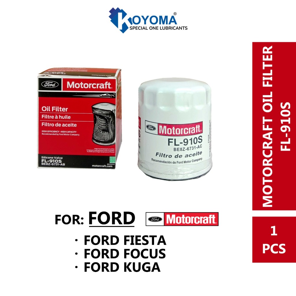 กรองน้ํามันเครื่อง MOTORCRAFT (FL-910S)