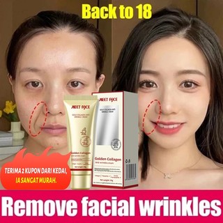 Krim Anti Kedutan Muka, Melembapkan, Membantu Memudarkan Garis Halus, Menyuburkan, Membaiki Kedutan Skincare