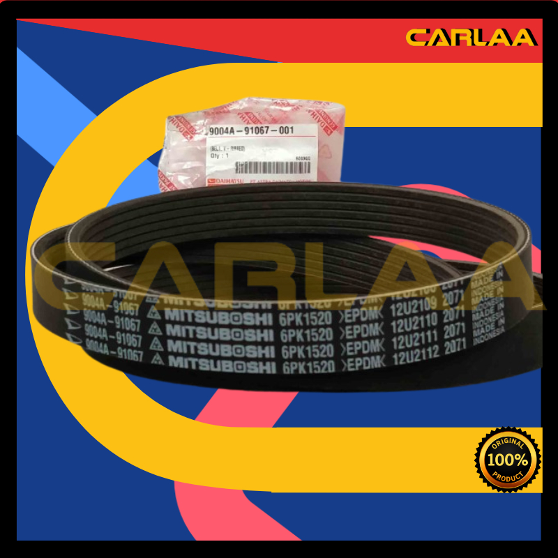 DAIHATSU AVANZA F652 Y16 ARUZ PERODUA TOYOTA FAN BELT 6PK1520