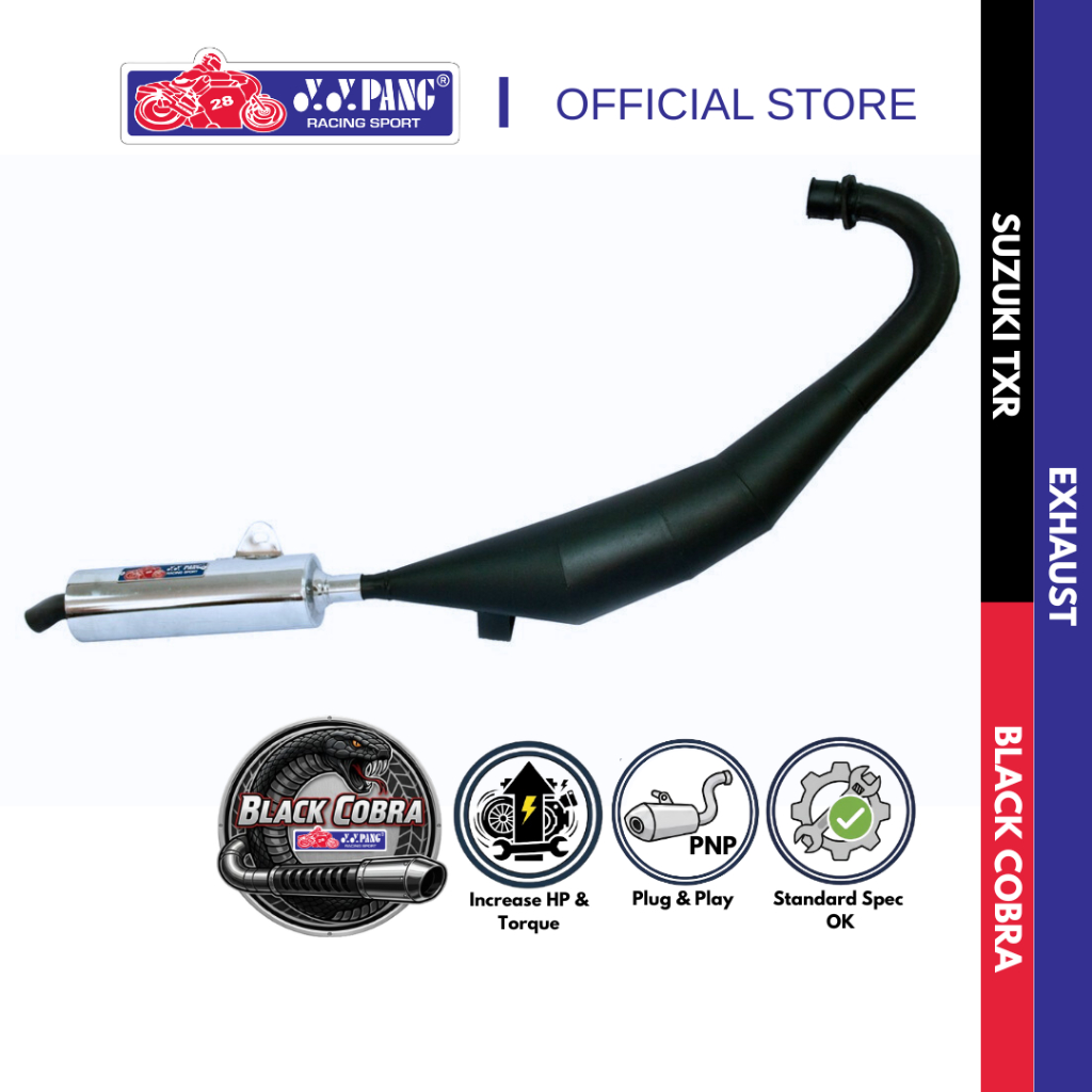 YYPANG ท่อไอเสีย Suzuki TXR-Black Cobra