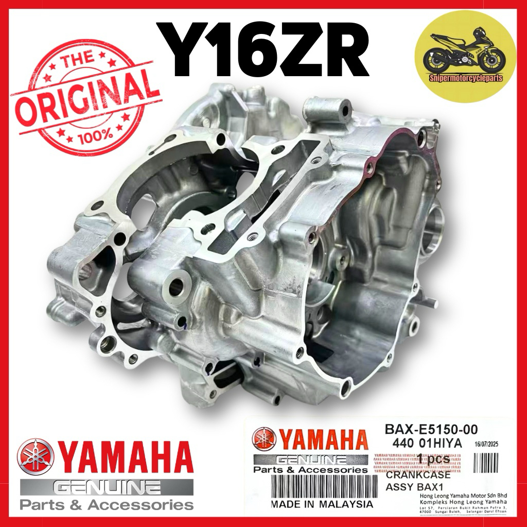Y16 Y16ZR Y16Z V1 V2 ABS CRANK กรณีเครื่องยนต์ CASING ENJIN BAX-E5150 YAMAHA