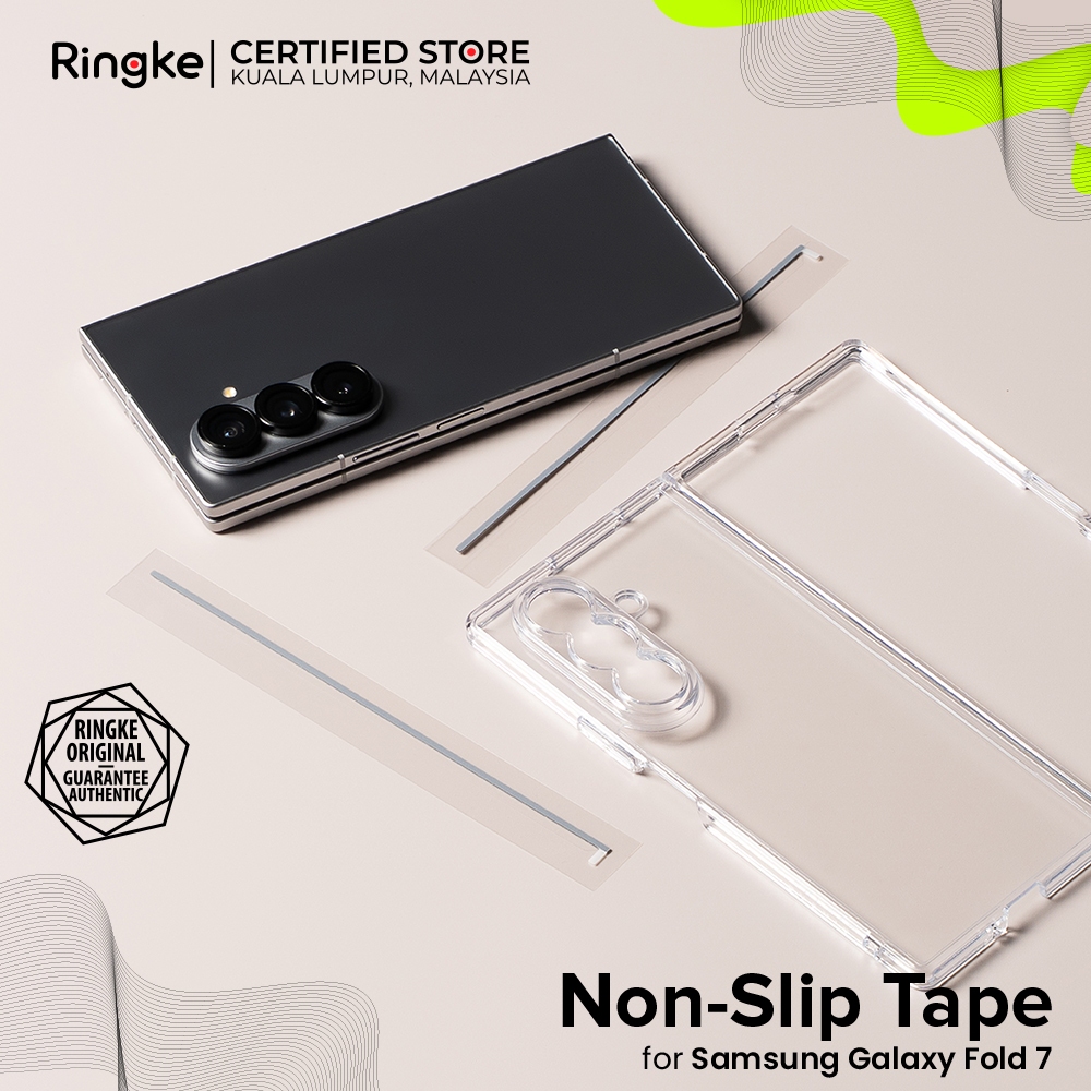 RINGKE NON-SLIP เทปขนาดใหญ่ (2 แพ็ค) สําหรับ Galaxy Z FOLD 7 บนส่วนด้านใน FUSION/ FUSION DESIGN/ FUS