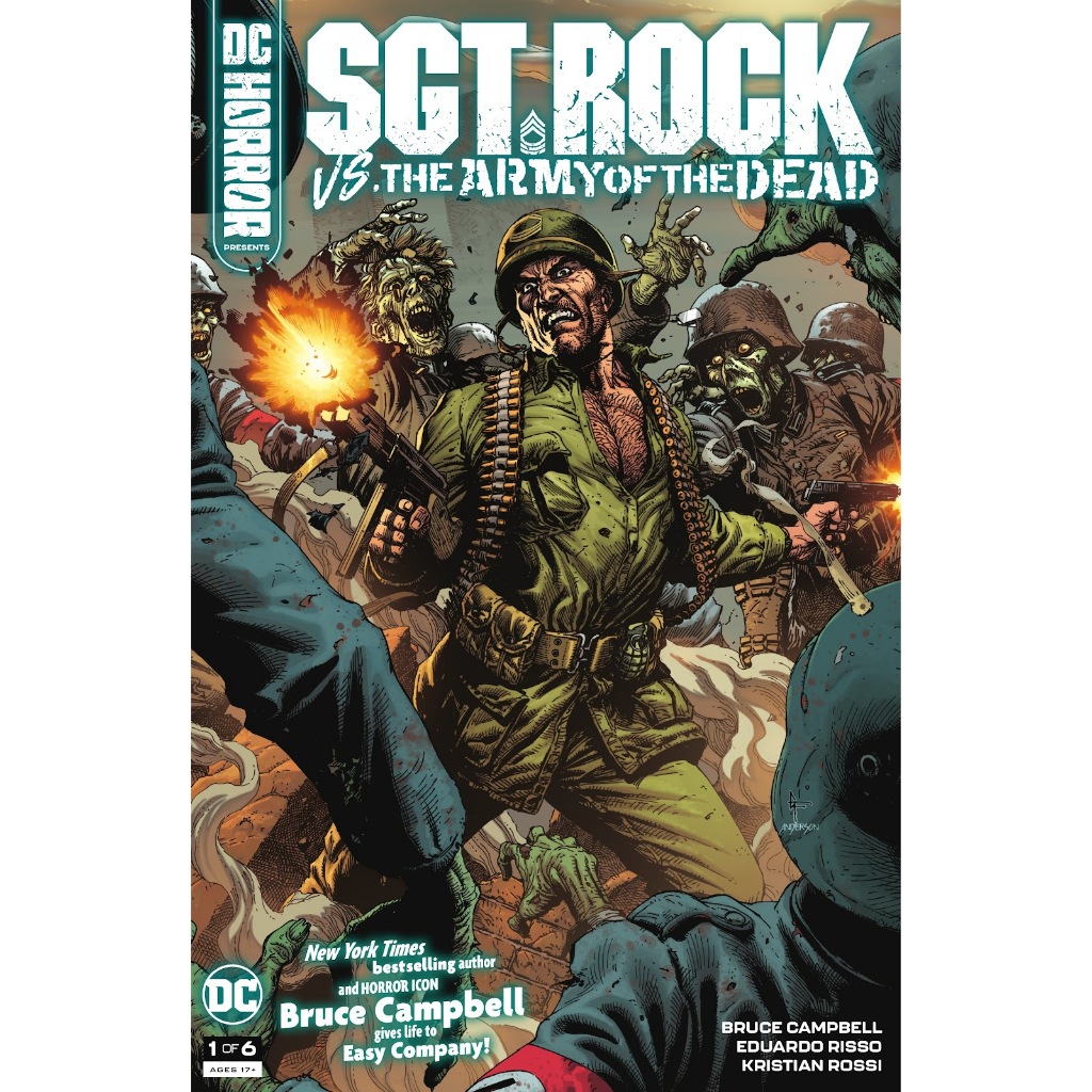 DC HORROR SGT ROCK VS THE ARMY OF THE DEAD BRUCE CAMP COMICS