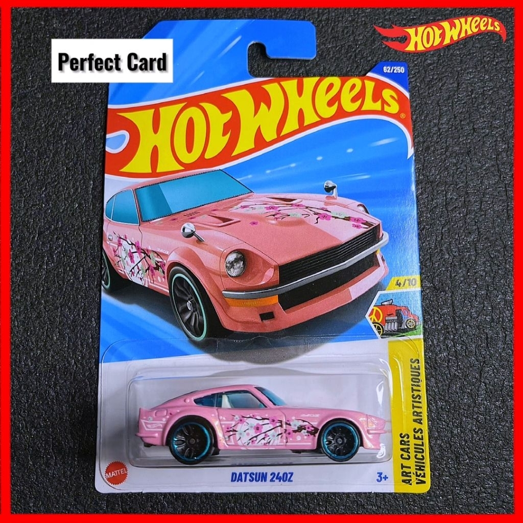 Hot Wheels Datsun 240z Pink Sakura 2025 Art Cars Series Hotwheels รถใหม่คลาสสิก JDM Nissan Fairlady 