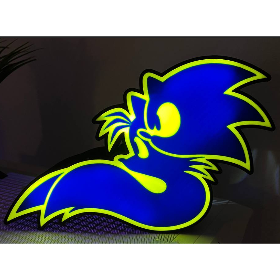 กล่องไฟ LED USB Sonic & Tails