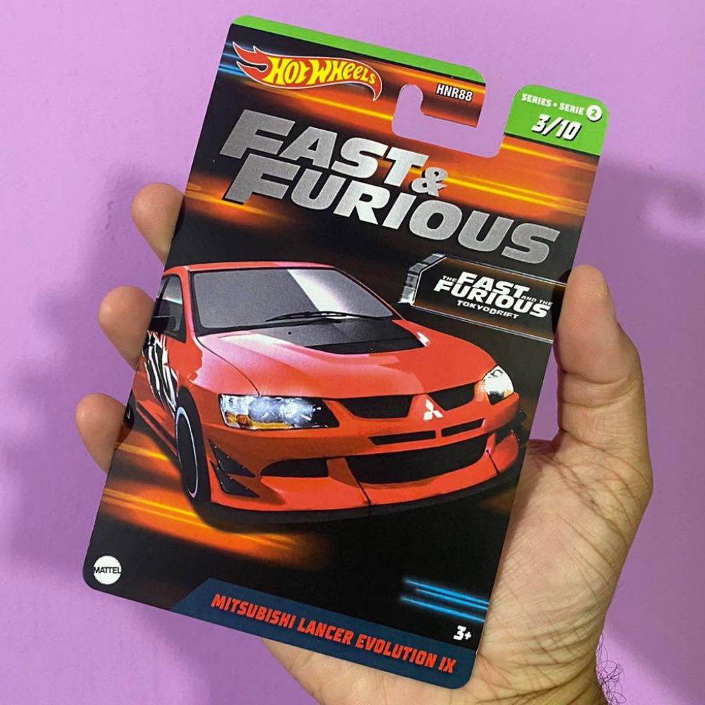 Kad ขนาดที่กําหนดเอง Mainline - Mitsubishi Lancer Evolution F&F Tokyo Drift