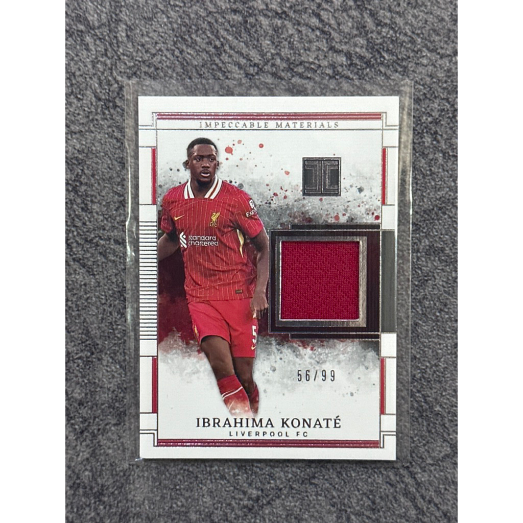2024-25 Panini Impecable Ibrahima Konate /99 Patch Relic Liverpool FC