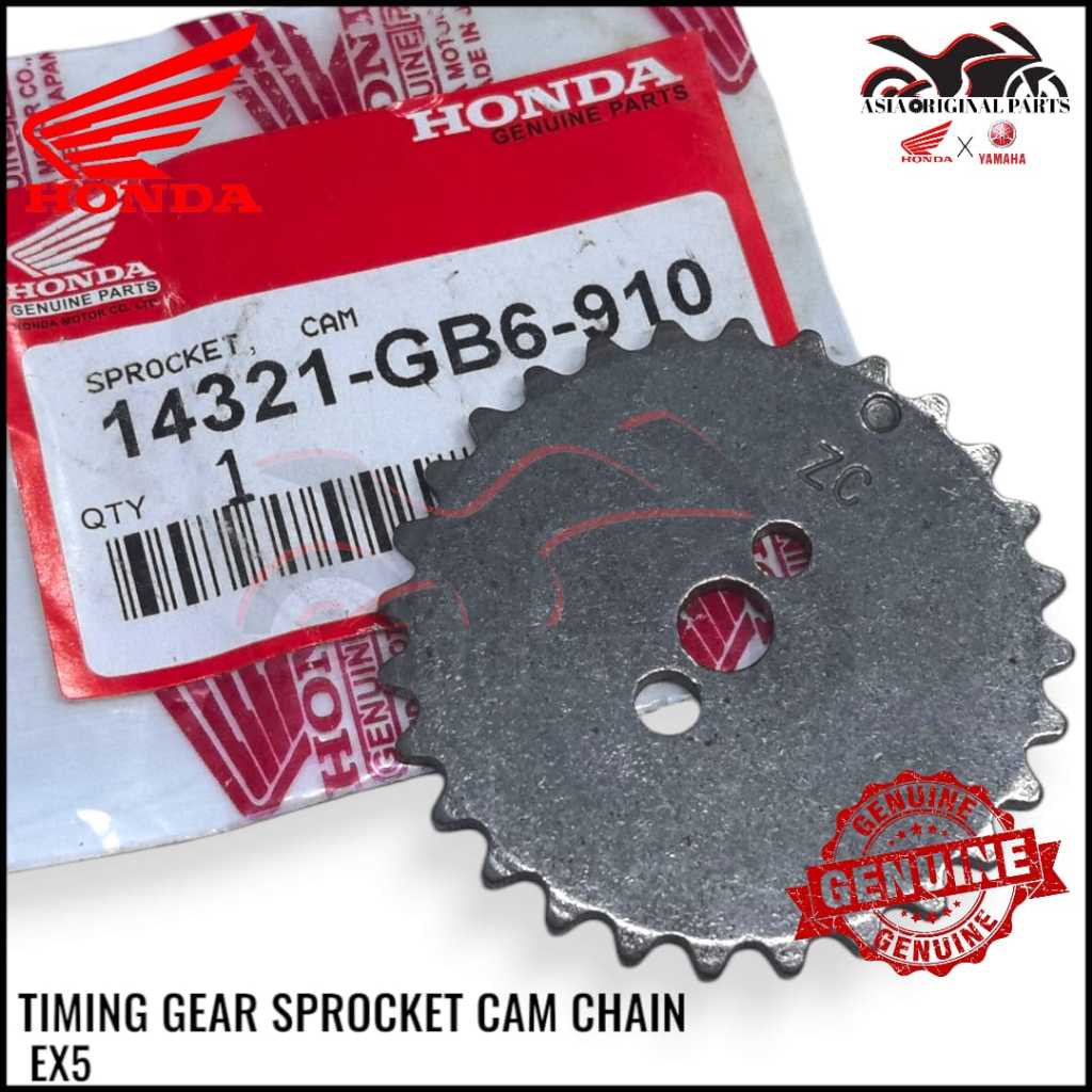 EX5 EX5 HI POWER TIMING GEAR CAM GEAR SPROCKET CAM CHAIN 14321-GB6-910 EX5