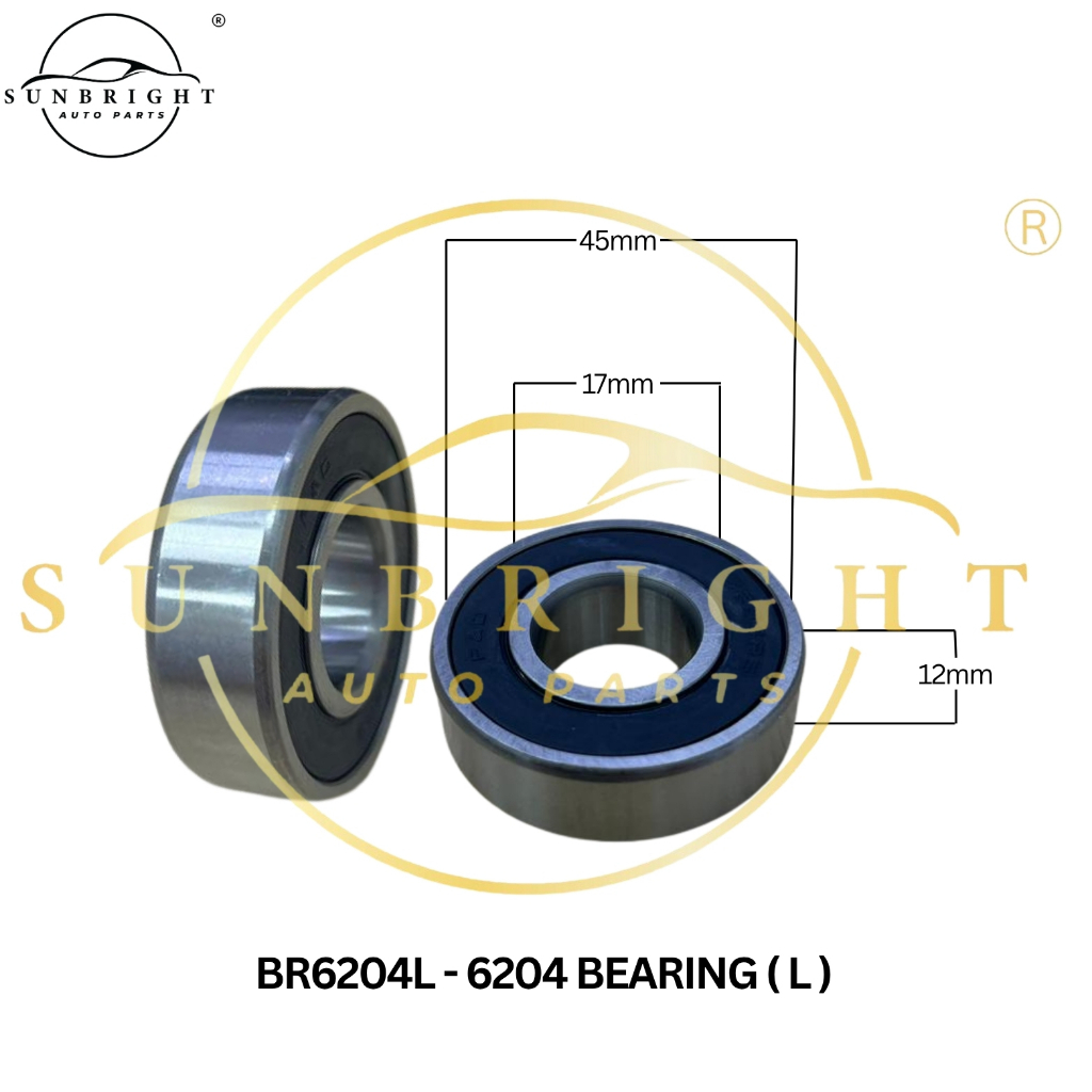 BR6204L - 6204 BEARING ( L )