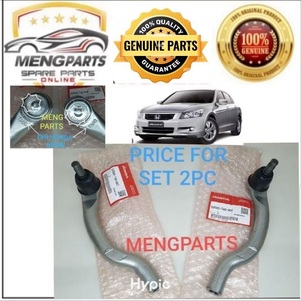 *****ACCORD TAO 2.0 & 2.4 2008Y-2012Y TIE ROD END * ราคาสําหรับ SET * 53540-TA0-A01 53560-TA0-A01