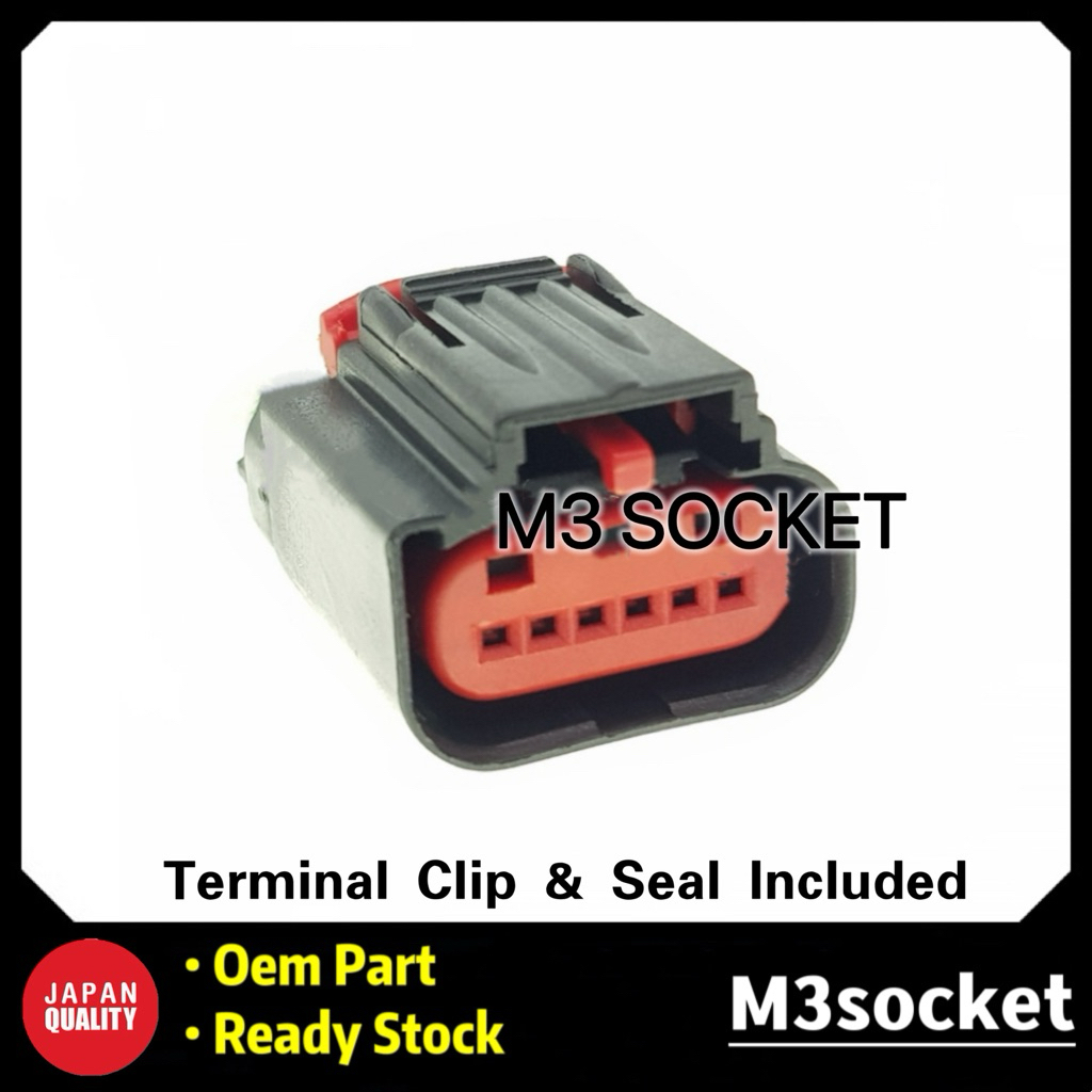 Infiniti Side Radar Blind Spot Sensor Socket Connector 6 Pin