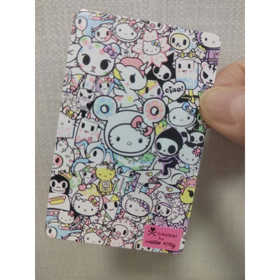 บริการการพิมพ์ UV Touch N Go Card / Membership Card - ดีไซน์ Hello Kitty NFC TNG Card Touch and go c