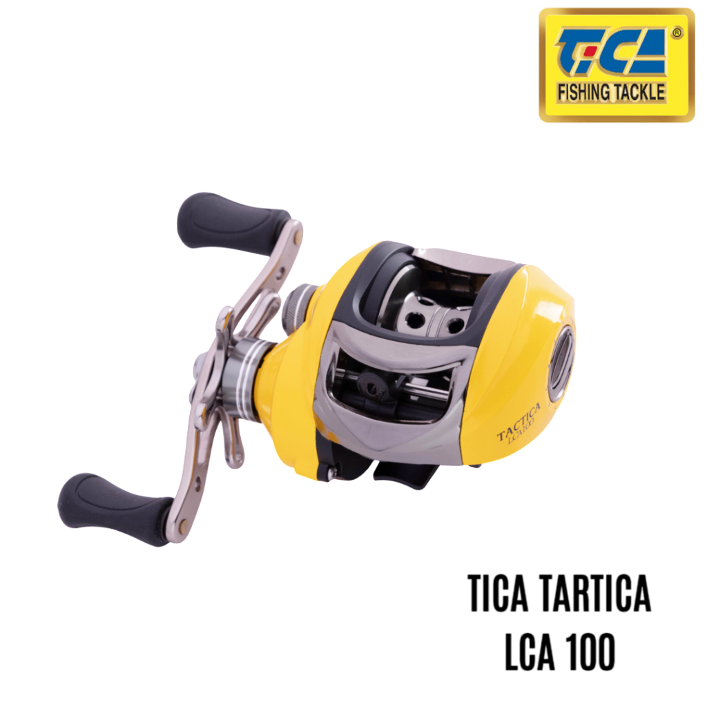 TICA - TACTICA LCA 100 BAITCASTING REEL GRAPHITE BODY RIGHT HAND (LCA SERIES)