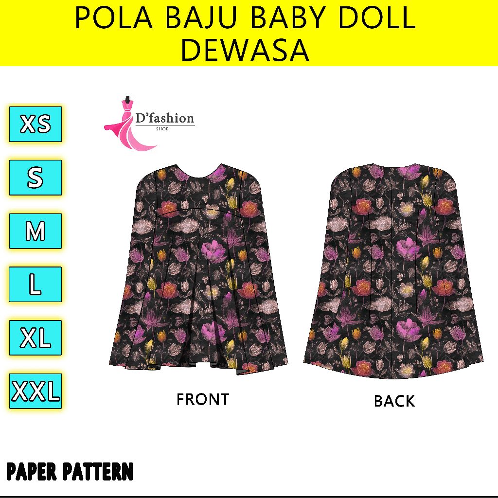 ผู้ใหญ่ตุ๊กตาเด็ก KURUNG CLOTHES PATTERN
