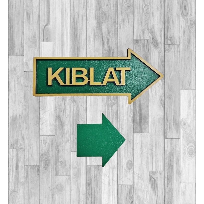 ป้าย 3D Kiblat / Penanda arah Kiblat