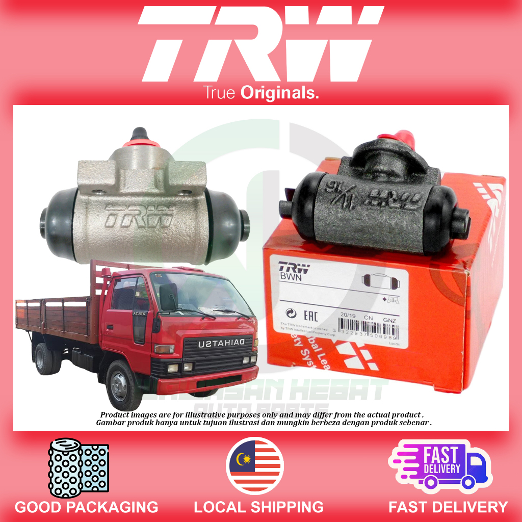 Daihatsu Delta DV57 DV57A DV58 DV99 DV116 ปั๊มเบรคหน้า/หลัง, ปั๊มกระบอกล้อ TRW