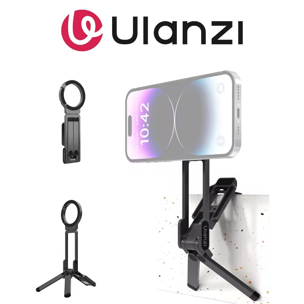 Ulanzi MA38 MagLock ที่วางโทรศัพท์แบบแม่เหล็กขาตั้งขาตั้งกล้องไม้เซลฟี่ Arca Swiss Hook สําหรับสมาร์