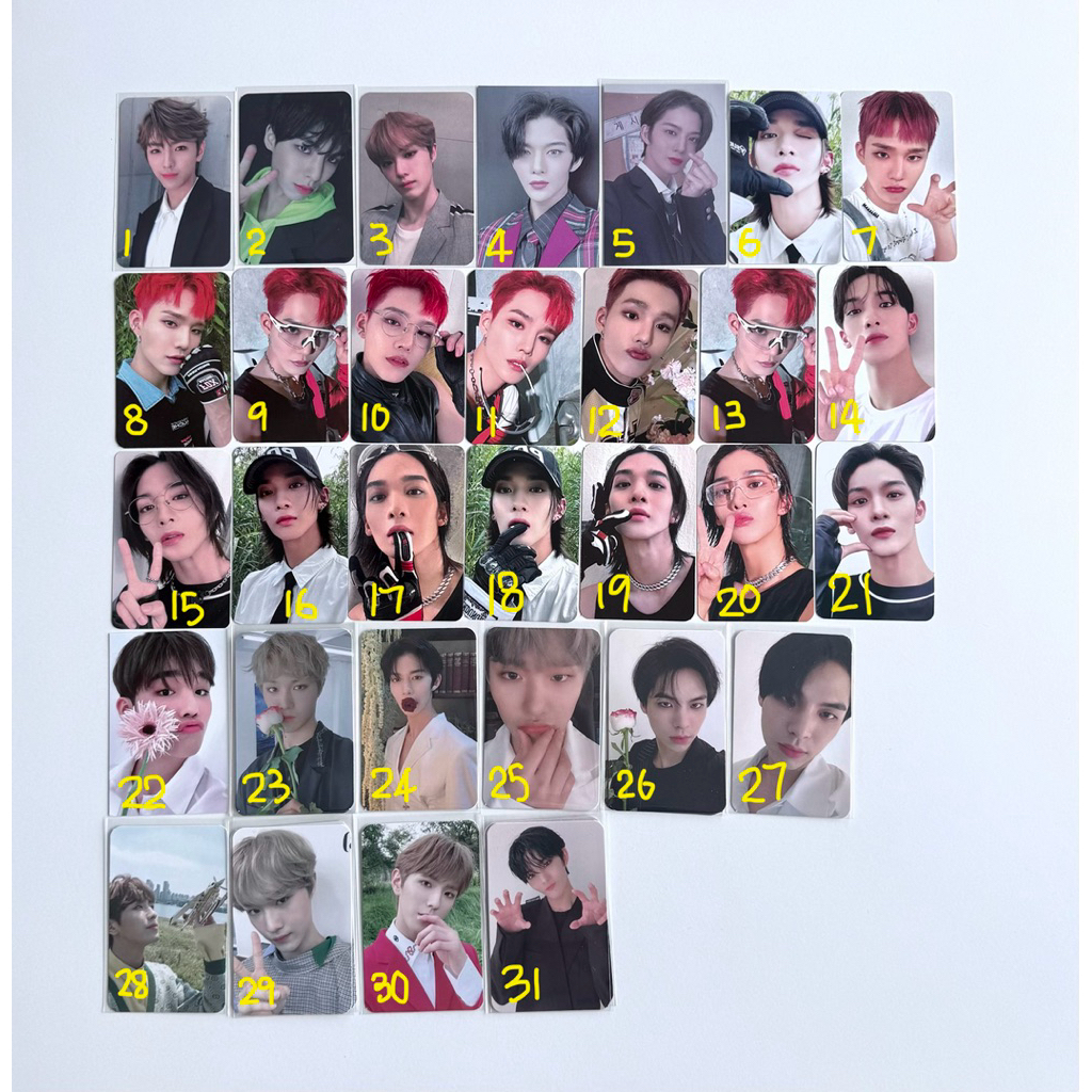 การ์ดอัลบั้ม Photocard ออกอากาศ CIX Pob