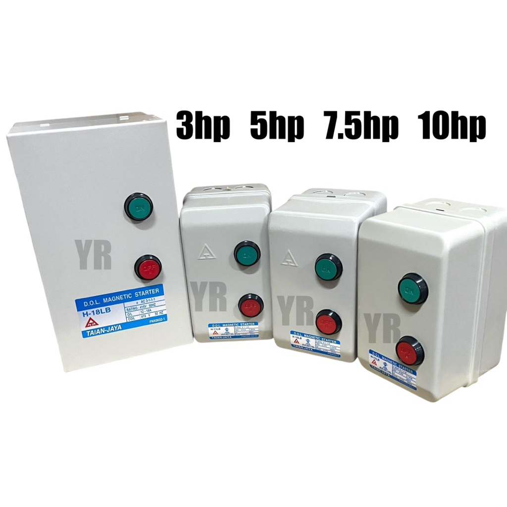 TAIAN JAYA DOL Magnetic Starter 415v / 3HP / 5HP / 7.5HP / 10HP