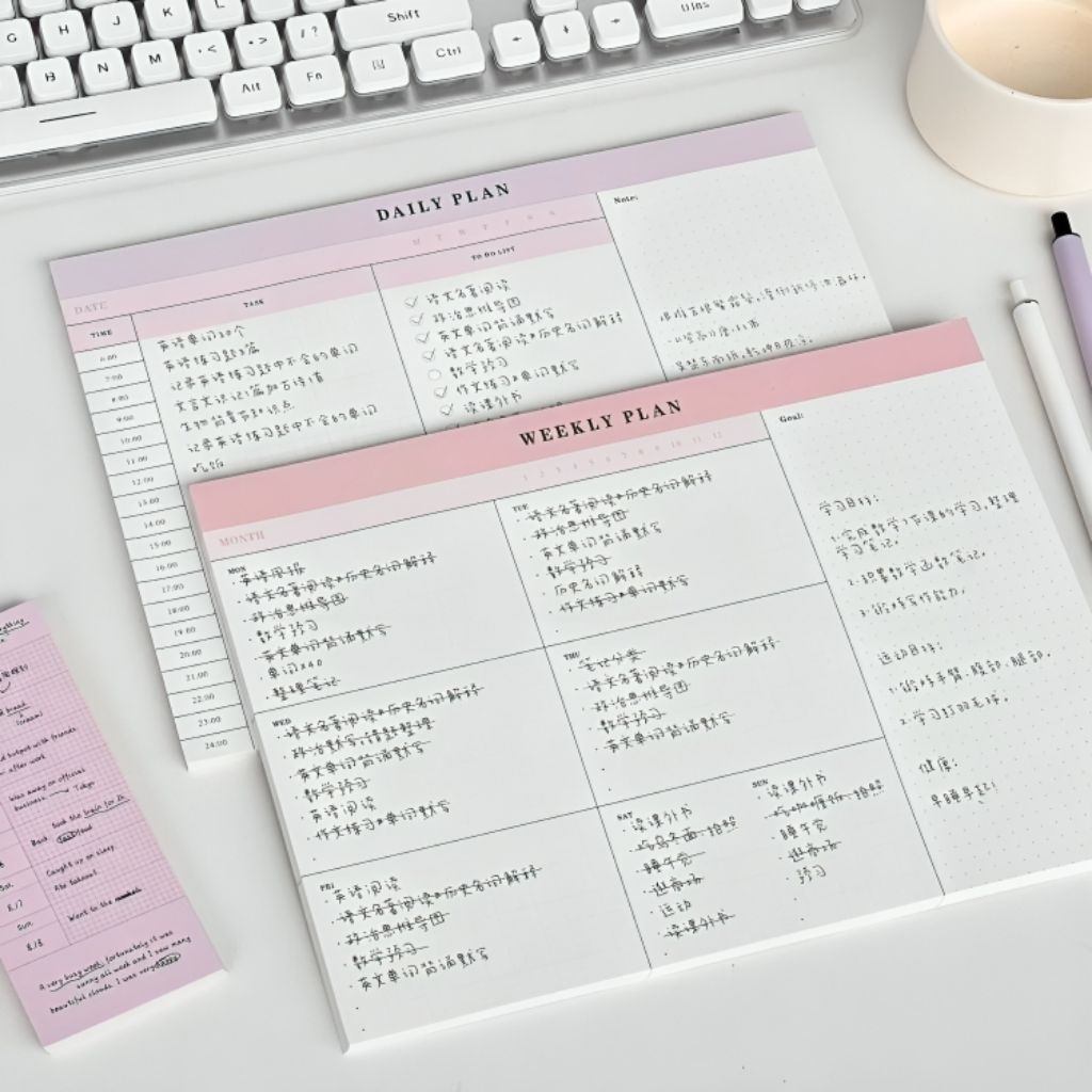 PLANNER วางแผนแนวนอน B5 รายวันและรายสัปดาห์