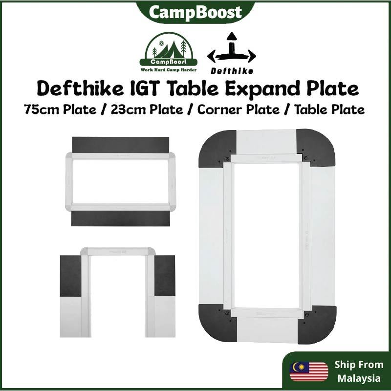 CampBoost DEFTHIKE ไม่จํากัดขยาย IGT Table Plate Camping Table Meja Camping