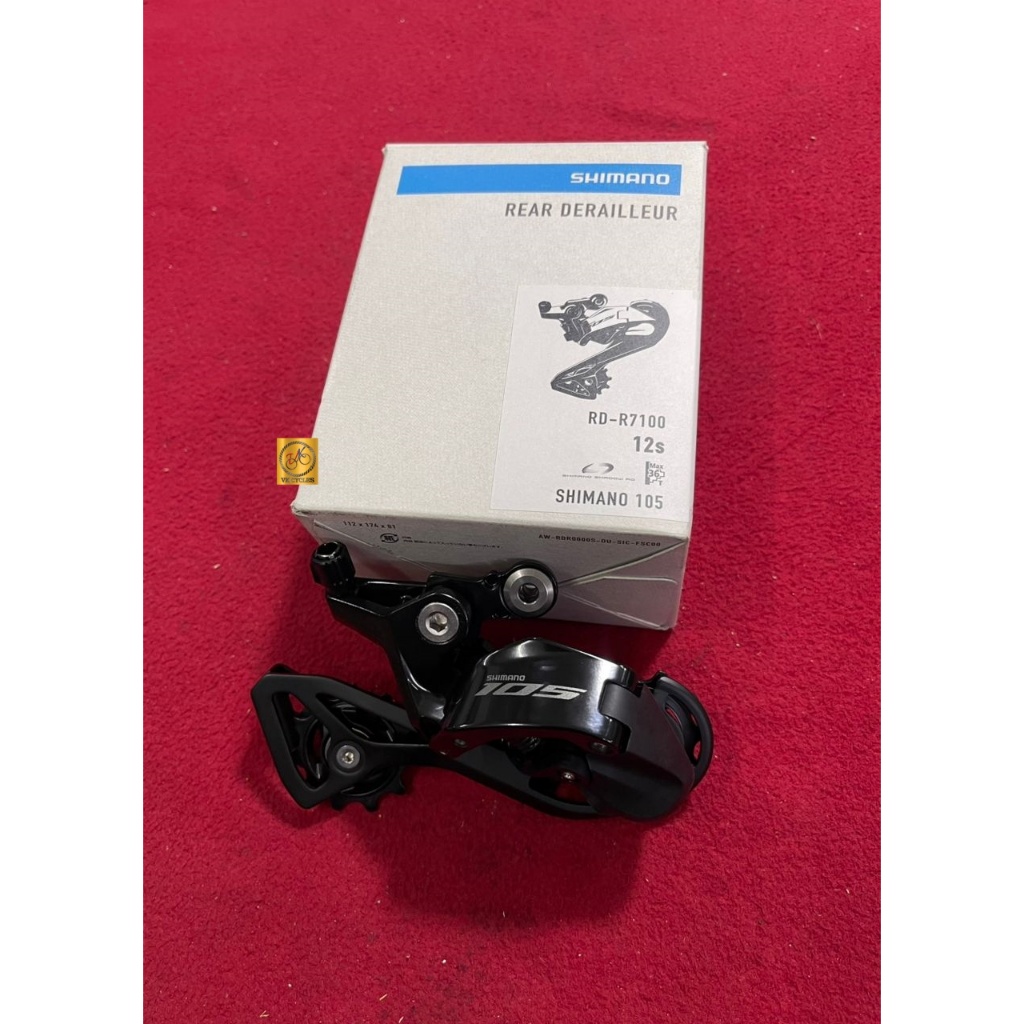 Shimano 105 R7100 สับจานหลัง 12-Speed / Shadow RD / Direct Mount RD-R7100 - VK Cycles Puchong