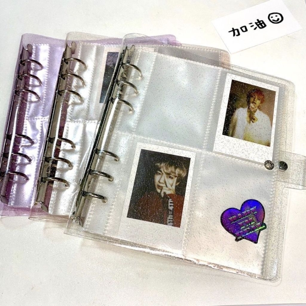 A5 A6 Photocard Binder Card Binder แหวน Binder 4 กระเป๋า 3 กระเป๋า KPOP BTS สองครั้ง Blackpink NCT E