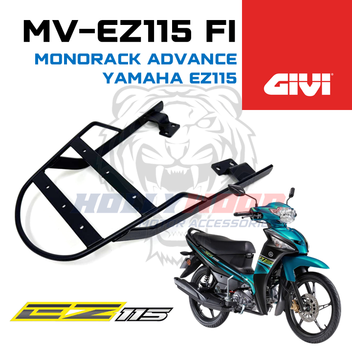 GIVI MARTRACK YAMAHA EZ115 Fi + กล่อง GIVI TANKER ABS TOP BOX