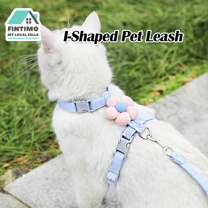 MYCat สายรัดสัตว์เลี้ยงสายจูงสุนัขเสื้อกั๊กสายรัดหน้าอกนุ่มปรับสายรัดเชือกเดิน Anti Escape กลางแจ้ง 