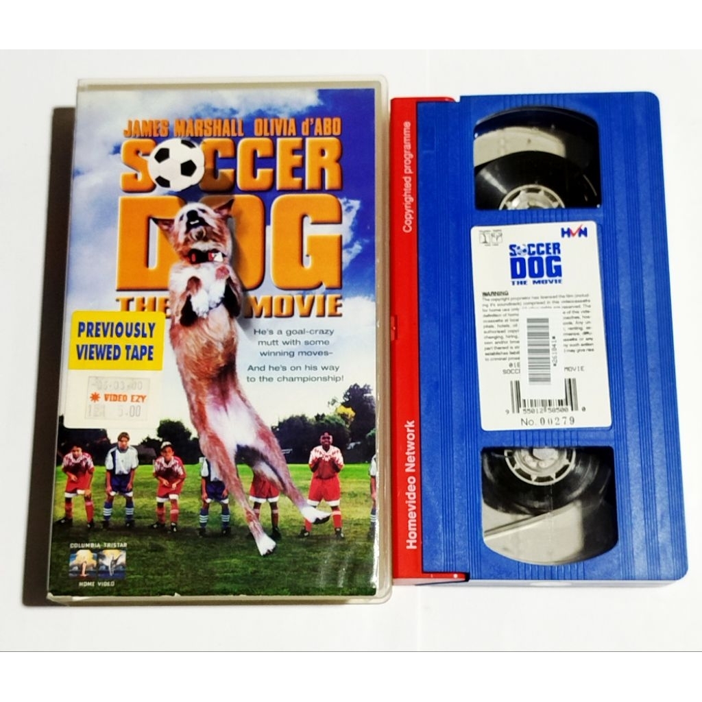 USED VHS SOCCER DOG THE MOVIE VIDEO TAPE