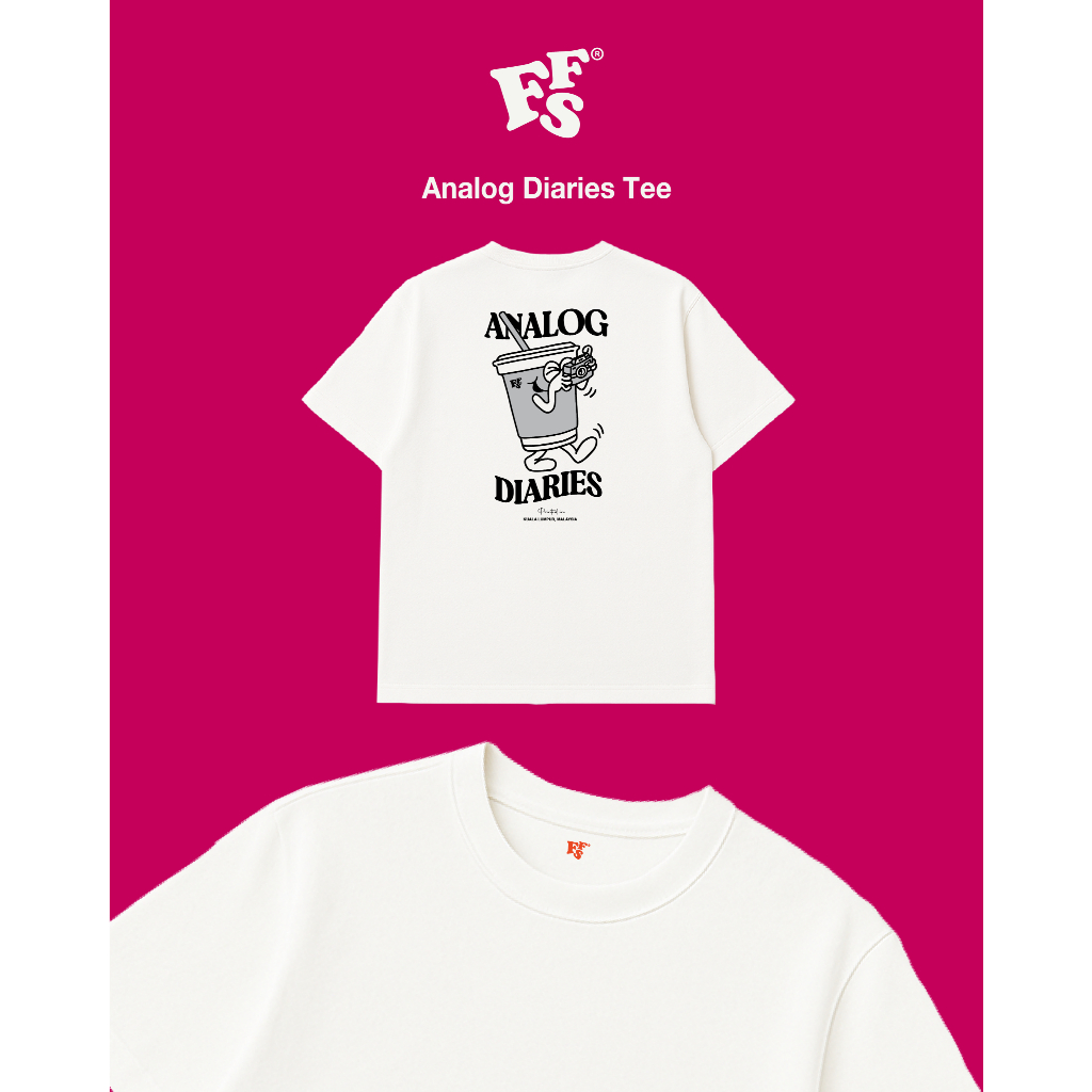FFS Heavyweight Essential Tee Analog Diaries Tee