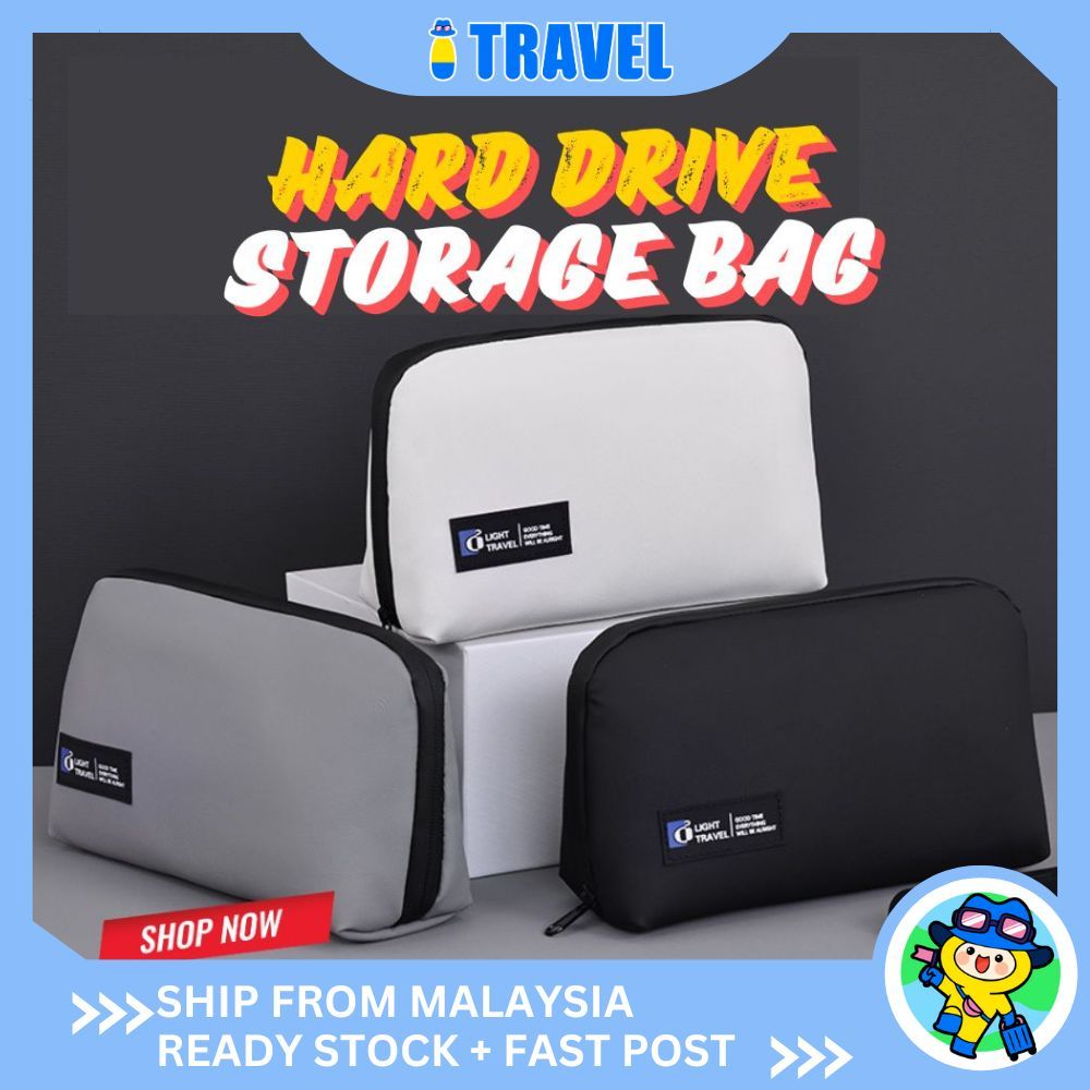 ITRAVEL 2350 Travel Digital Storage Bag Cable Usb Electronics Gadget Organizer Case Beg Simpanan