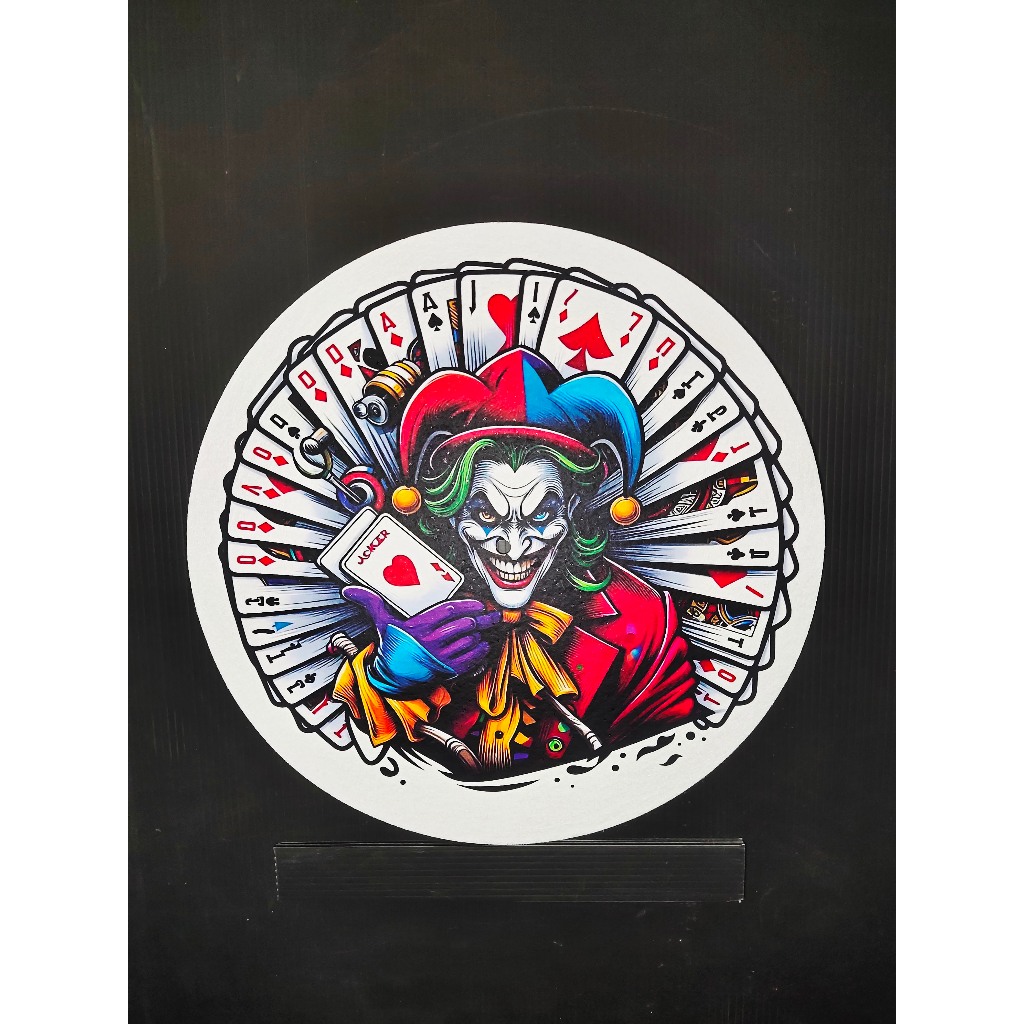 จานเสียง Slipmat [Joker] สําหรับแผ่นเสียง 12 นิ้ว