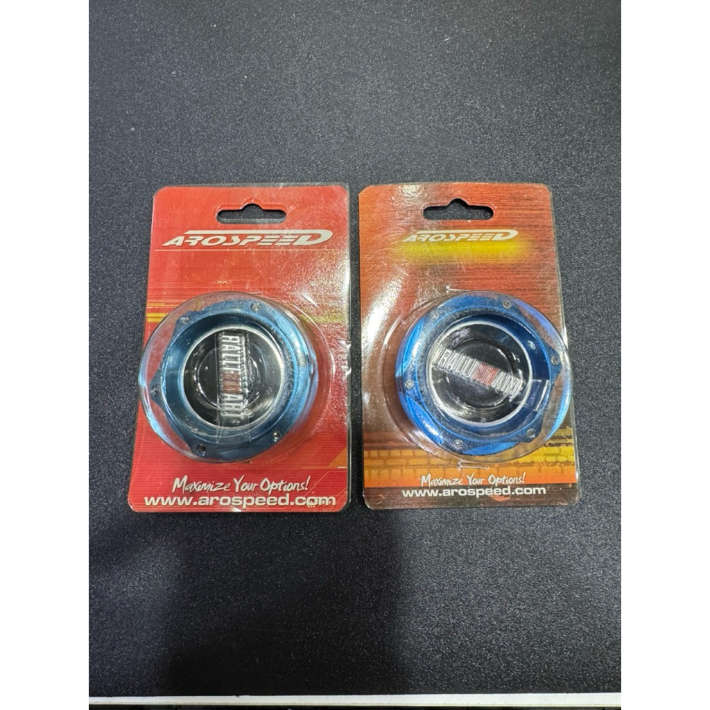 ฝาน้ํามัน Arospeed Mitsubishi Lancer CA Mivec 4G92 Ralliart Blue