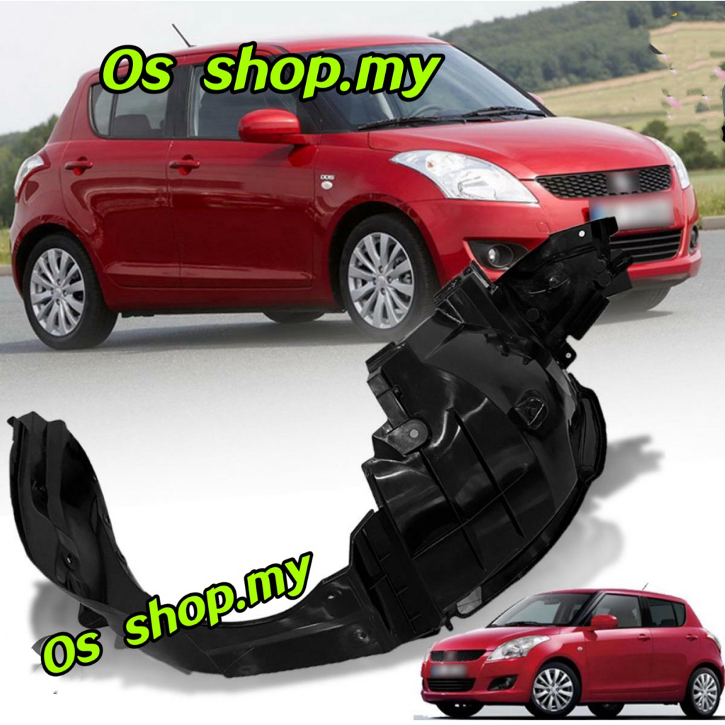 Suzuki Swift 2013-2017 FRONT FENDER LINER DAUN PISANG COVER PROTECTER DEPAN Splash Guard ZC72S ZD72S