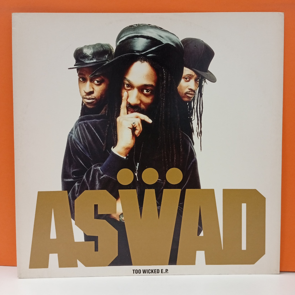 RR29-54 LP TERPAKAI [ ASWAD - TOO WICKED EP ] LP มือสอง < G >