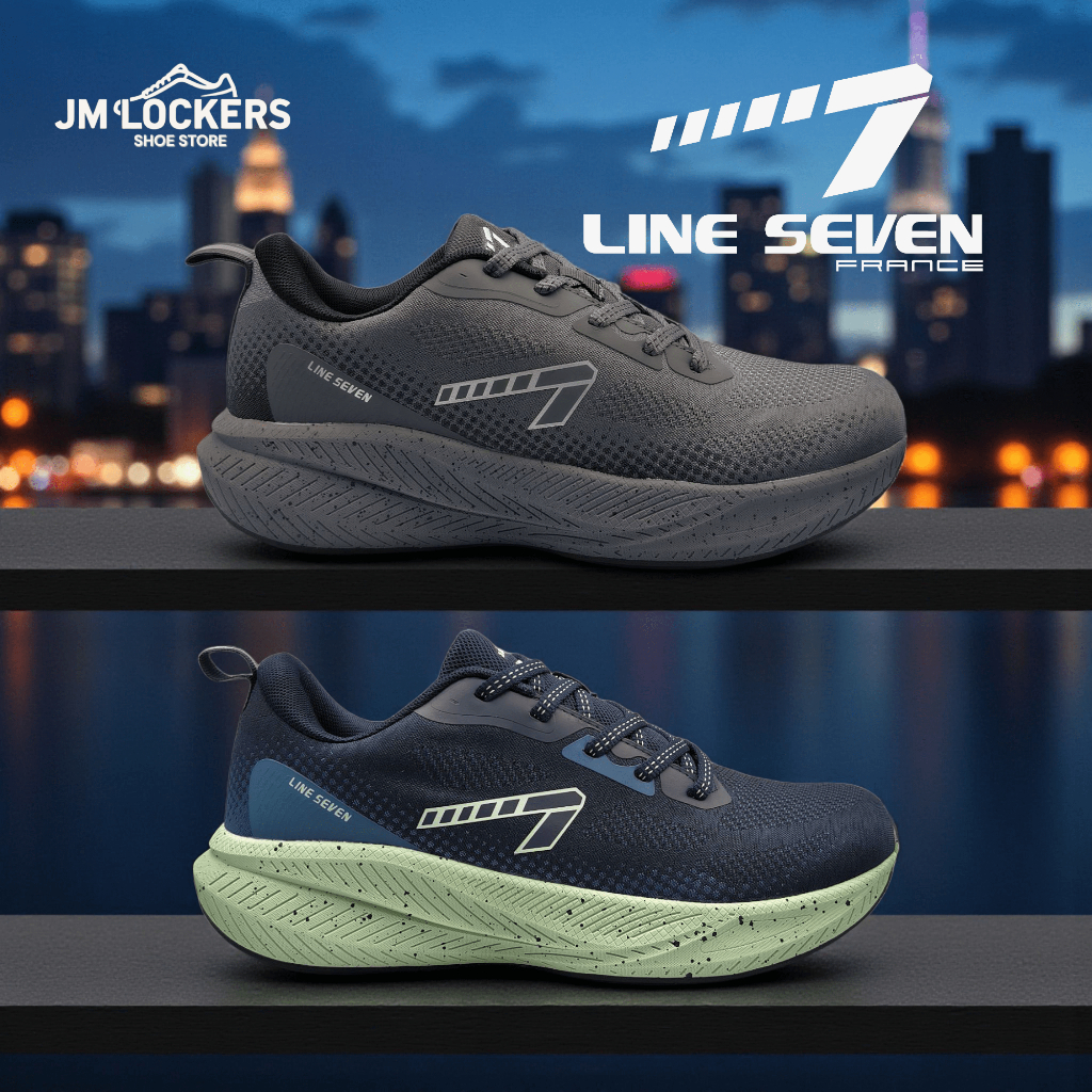 LINE 7 Kasut Sukan Lelaki/Kasut Lari/Kasut Latihan/รองเท้าวิ่งผู้ชาย/รองเท้าเทรนนิ่ง L7-S2791