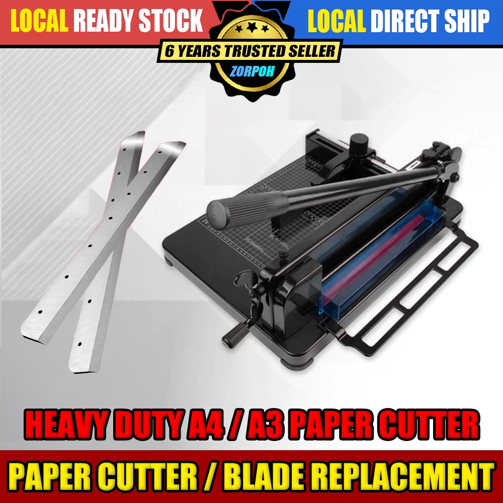 A4 A3 Heavy เครื่องตัดกระดาษใบมีดเปลี่ยน 858A4 858A3 Trimmer เครื่องตัดกิโยติน Pemobetong Kertas