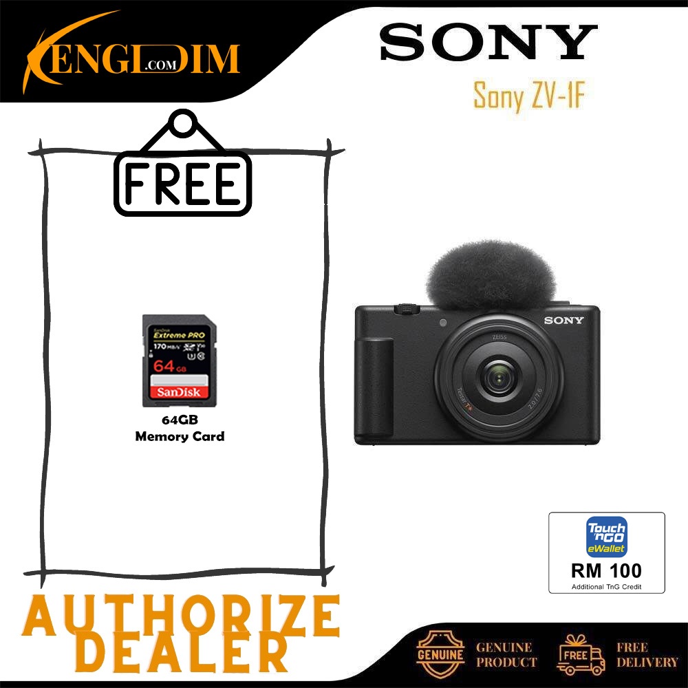 กล้อง Vlogging Sony ZV-1F / ZV1F