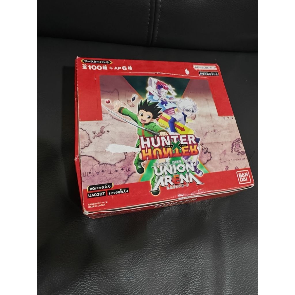 การ์ด bandai Hunter x Hunter Union Arena Booster Box