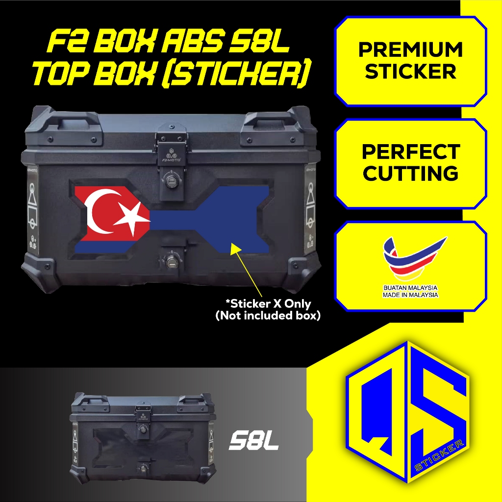 สติ๊กเกอร์ X 58L F2 Moto Top Box ABS