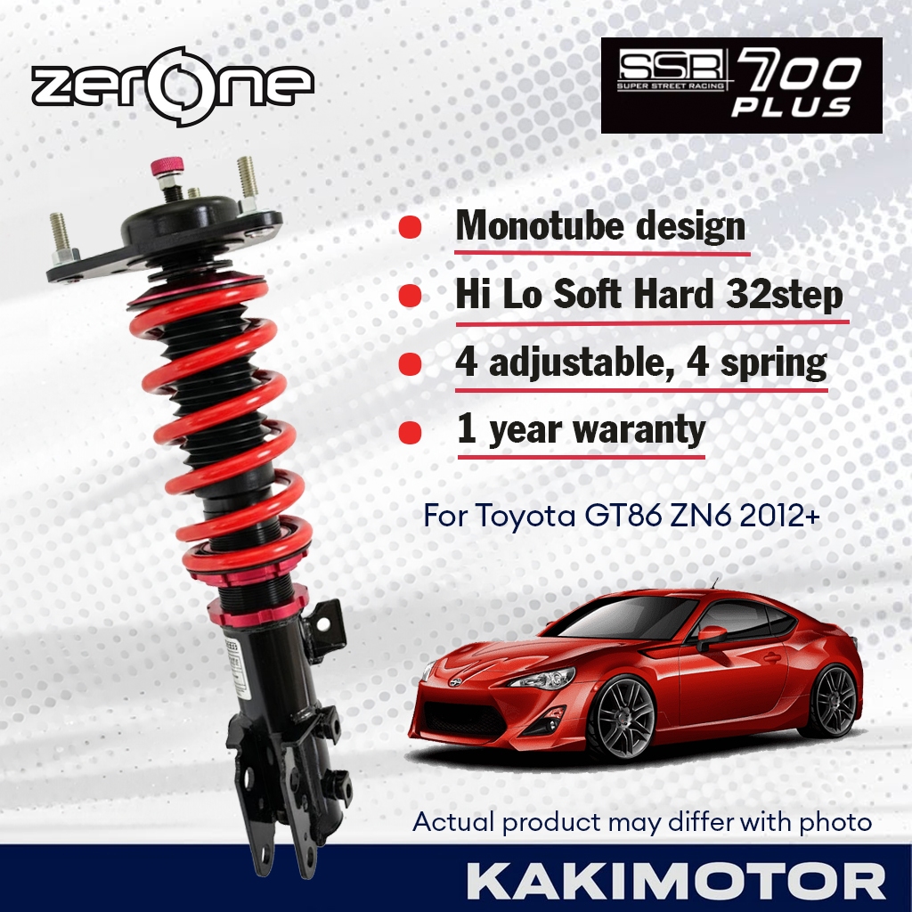 TOYOTA GT86 ZN6 12+ -ZerOne SSR700 PLUS Hi-Lo Soft/Hard Bodyshift ปรับได้