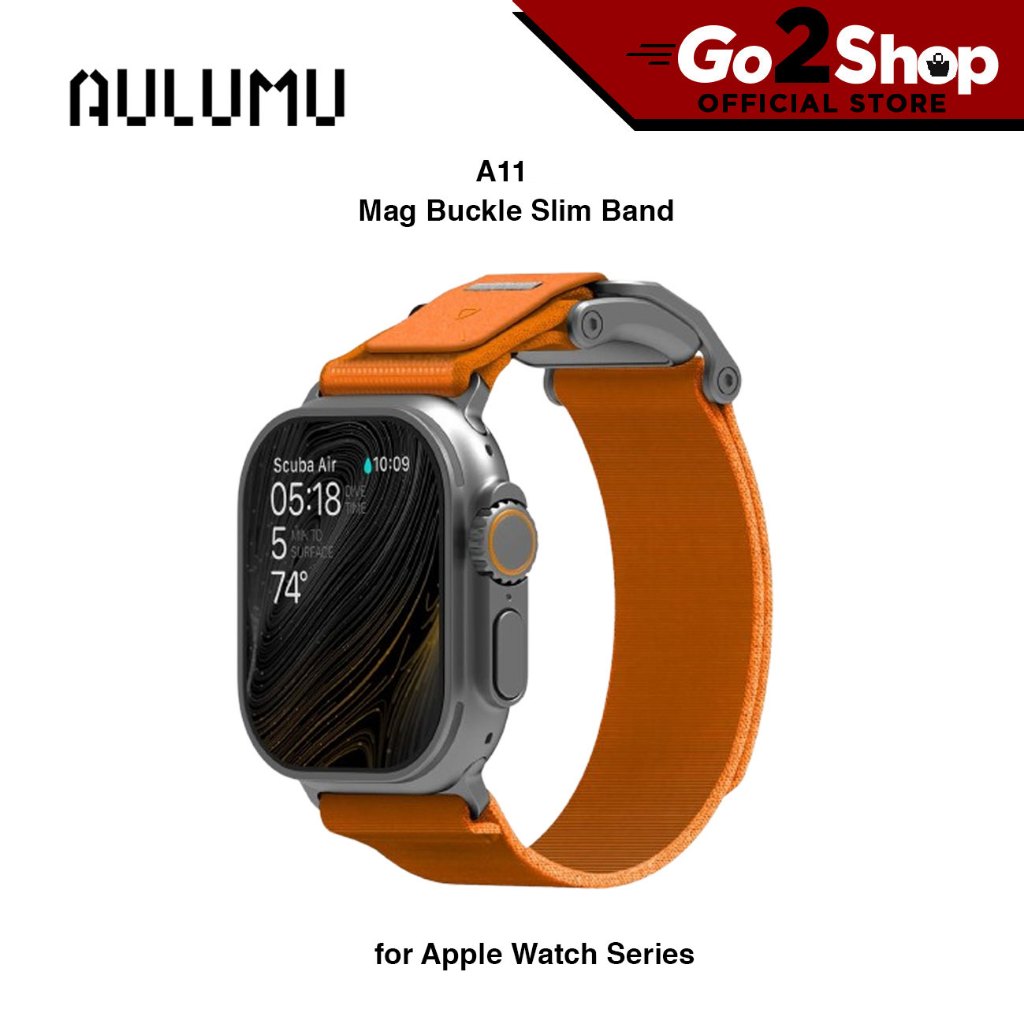 AULUMU A11 Mag Buckle Slim Band สําหรับ Apple Watch Series