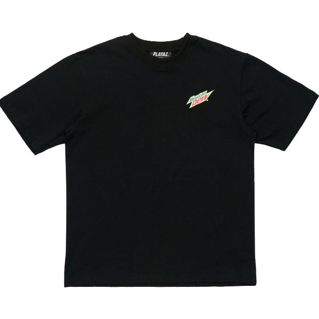 Mountain Dew X Playaz Major Melon Oversize Tee (สีดํา)