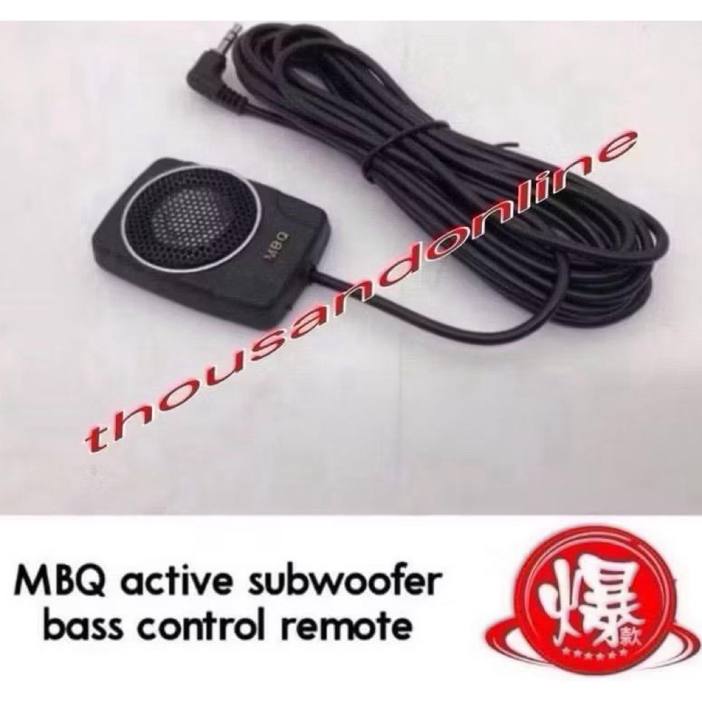 MBQ AW-10E / PIONEER Underseat Actibve Subwoofer 8 / 10 SOCKET CABLE CONTROLLER ACCS